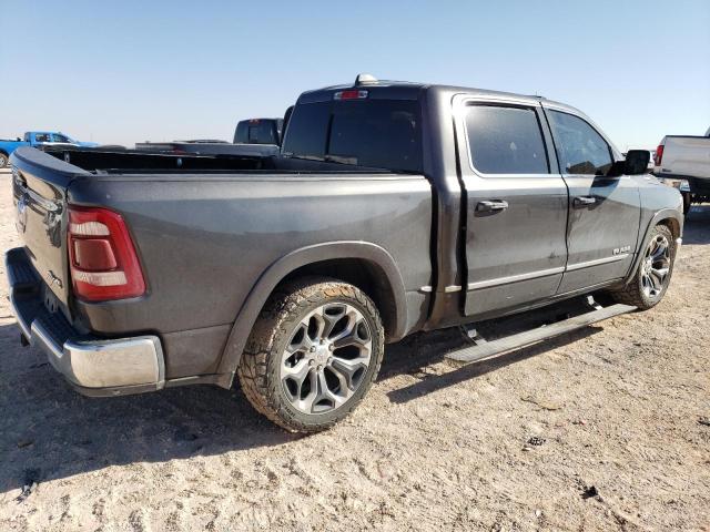 1C6SRFHT8KN795358 - 2019 RAM 1500 LIMITED GRAY photo 3