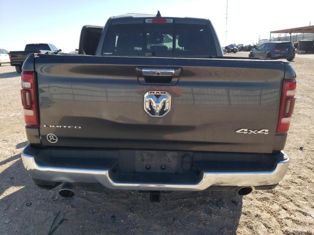 1C6SRFHT8KN795358 - 2019 RAM 1500 LIMITED GRAY photo 6