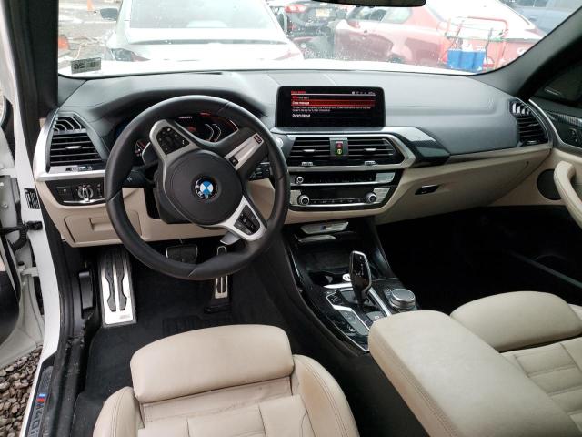5UXTY9C05M9F20302 - 2021 BMW X3 XDRIVEM40I თეთრი ფოტო 8