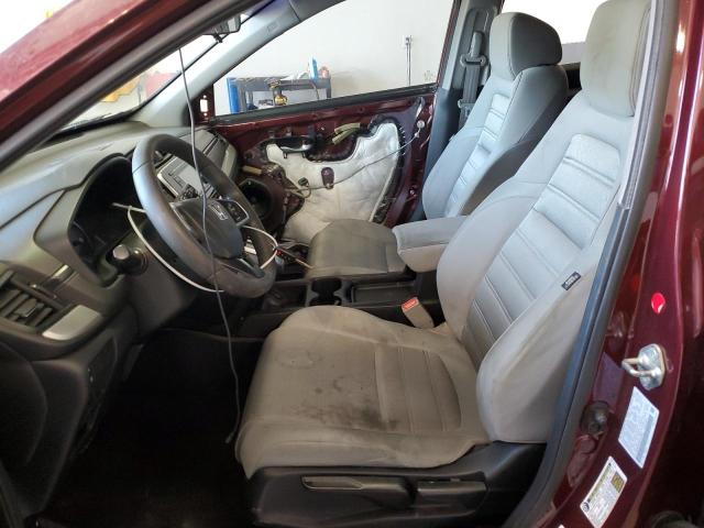 2HKRW5H36JH416916 - 2018 HONDA CR-V LX Bordeaux photo 7