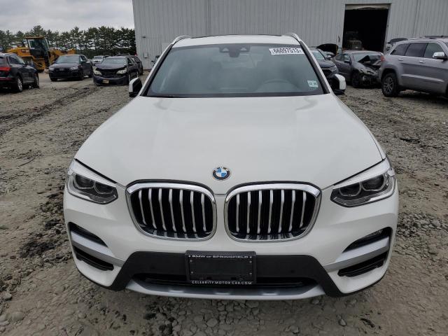 5UXTY5C04L9B76579 - 2020 BMW X3 XDRIVE30I WHITE photo 5