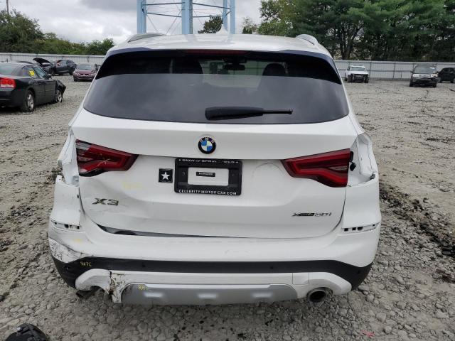 5UXTY5C04L9B76579 - 2020 BMW X3 XDRIVE30I WHITE photo 6