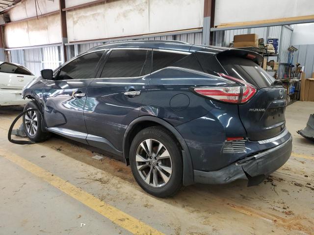 5N1AZ2MH0FN284131 - 2015 NISSAN MURANO S BLUE photo 2