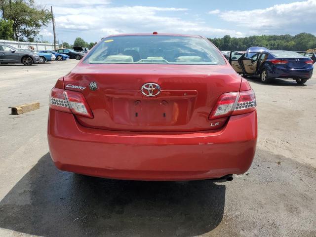 4T1BF3EKXAU549164 - 2010 TOYOTA CAMRY BASE RED photo 6