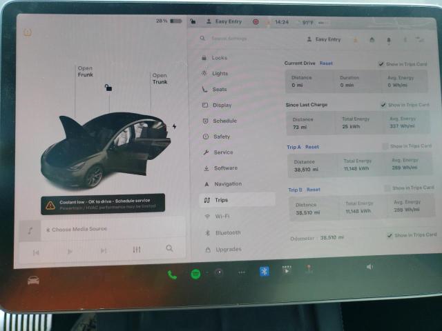 5YJ3E1EB2MF020109 - 2021 TESLA MODEL 3 灰色 照片 9