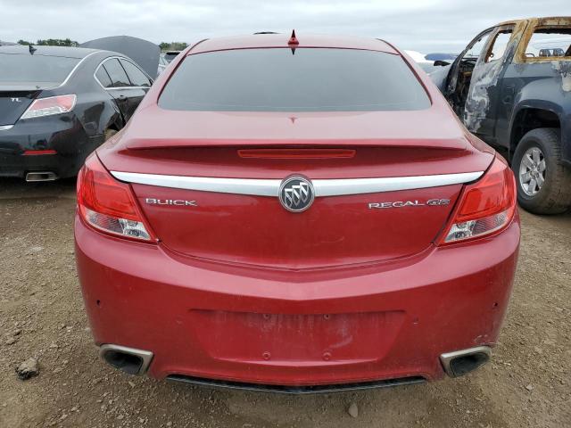 2G4GV5GV9C9205241 - 2012 BUICK REGAL GS RED photo 6