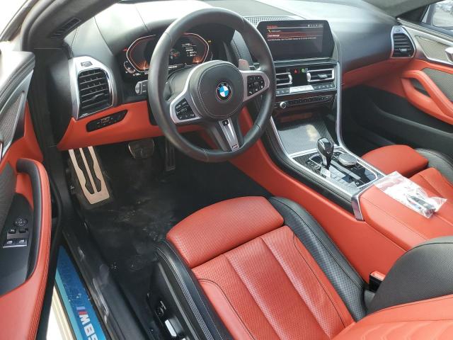 WBABC4C03MCF61722 - 2021 BMW M850XI WHITE photo 8