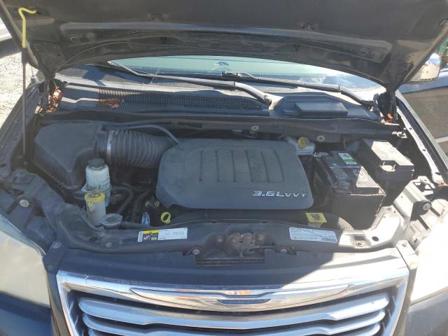 2C4RC1CG6DR668636 - 2013 CHRYSLER TOWN & COU TOURING L BLACK photo 12