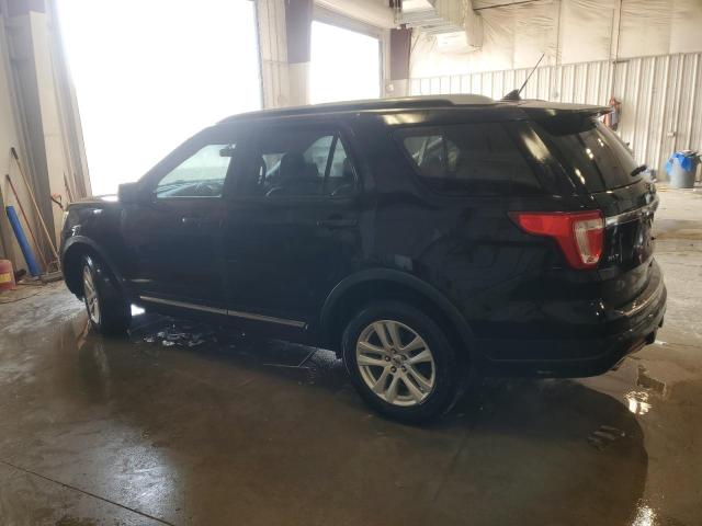 1FM5K8D8XJGA78658 - 2018 FORD EXPLORER XLT Қара фото 2