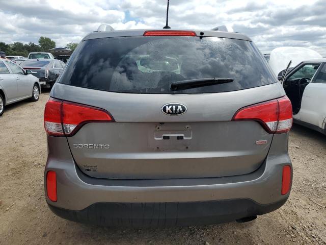 5XYKT3A64EG531367 - 2014 KIA SORENTO LX GRAY photo 6