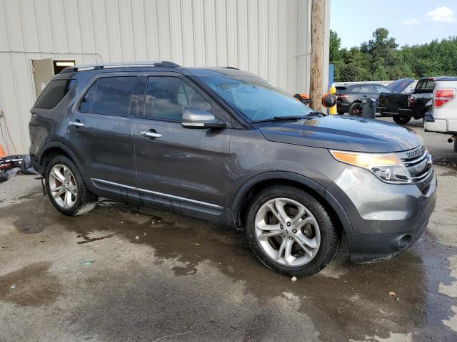 1FM5K7F80FGA56361 - 2015 FORD EXPLORER LIMITED GRAY photo 4