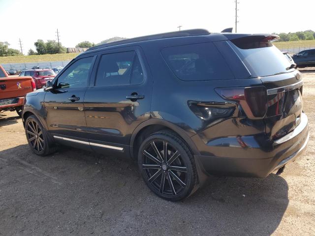 1FM5K8D88GGC35547 - 2016 FORD EXPLORER XLT BLACK photo 2