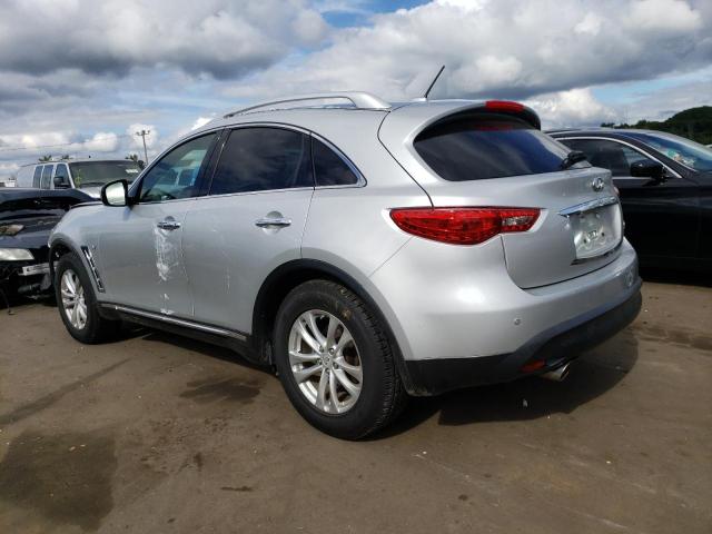 JN8CS1MW9EM413535 - 2014 INFINITI QX70 SILVER photo 2