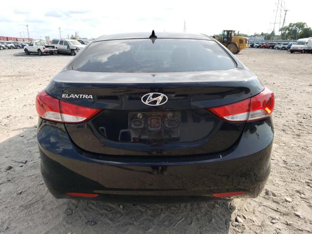 KMHDH4AE0DU717889 - 2013 HYUNDAI ELANTRA GLS BLACK photo 6