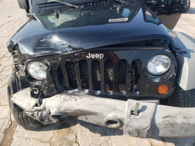 1C4AJWAGXCL143315 - 2012 JEEP WRANGLER SPORT 黑色 照片 11