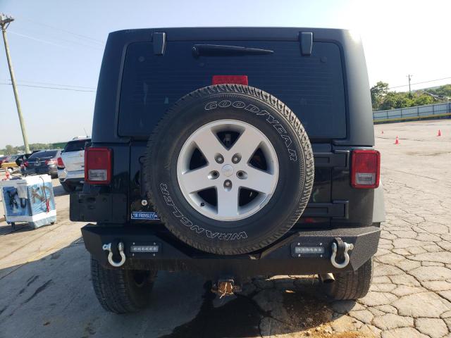 1C4AJWAGXCL143315 - 2012 JEEP WRANGLER SPORT 黑色 照片 6