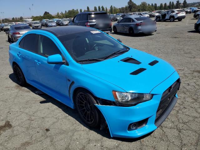 JA32W5FV0BU042346 - 2011 MITSUBISHI LANCER EVOLUTION MR BLUE photo 4