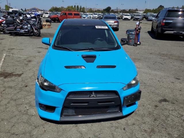 JA32W5FV0BU042346 - 2011 MITSUBISHI LANCER EVOLUTION MR BLUE photo 5