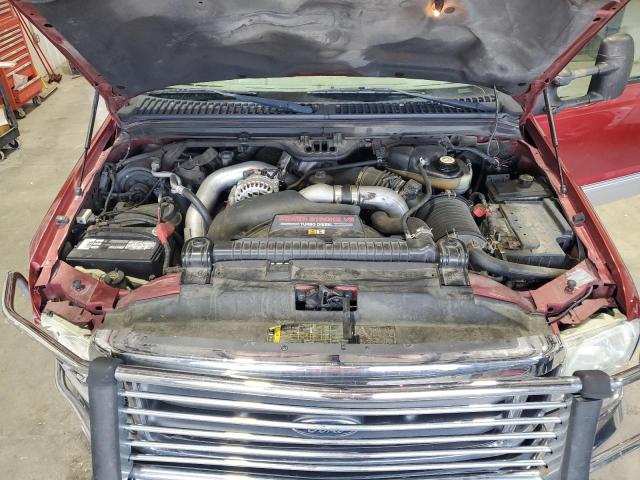 1FTNW21PX3EC46864 - 2003 FORD F250 SUPER DUTY RED photo 11