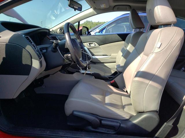 2HGFG3B05DH500873 - 2013 HONDA CIVIC EXL RED photo 7