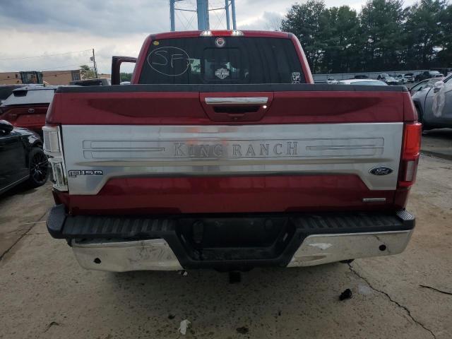 1FTEW1EG4JFC37346 - 2018 FORD F150 SUPERCREW RED photo 6