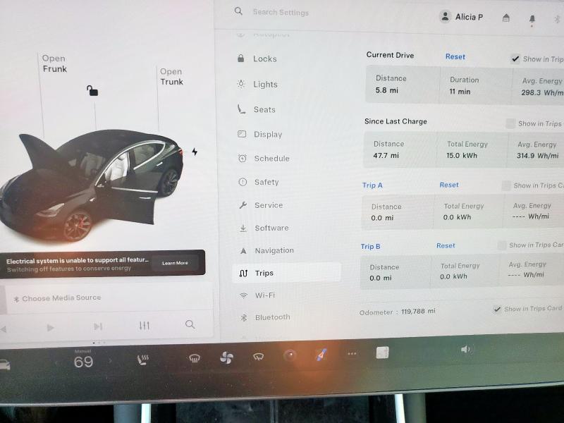 5YJ3E1EB3JF055110 - 2018 TESLA MODEL 3 BLACK photo 9