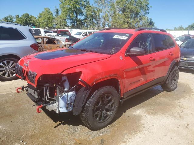 1C4PJMBX8KD115065 - 2019 JEEP CHEROKEE TRAILHAWK RED photo 1