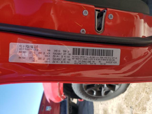 1C4PJMBX8KD115065 - 2019 JEEP CHEROKEE TRAILHAWK Qırmızı foto 14