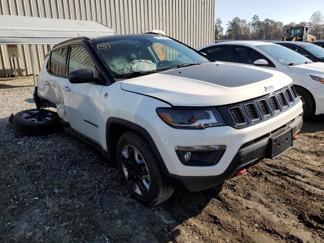 3C4NJDDBXHT657506 - 2017 JEEP COMPASS TRAILHAWK WHITE photo 1