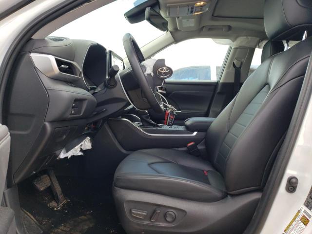 5TDGZRBH5NS587490 - 2022 TOYOTA HIGHLANDER XLE WHITE photo 7