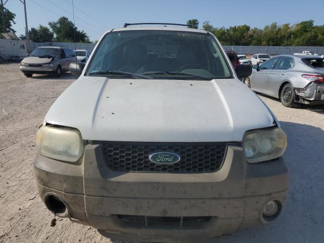 1FMYU93135KB34170 - 2005 FORD ESCAPE XLT WHITE photo 5