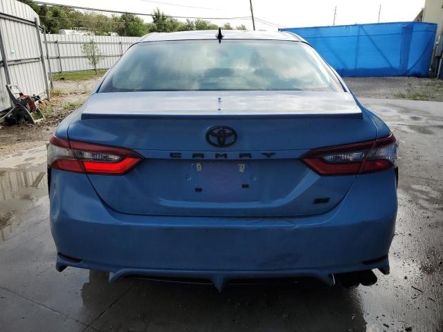 4T1G11AK5PU153716 - 2023 TOYOTA CAMRY SE NIGHT SHADE BLUE photo 6