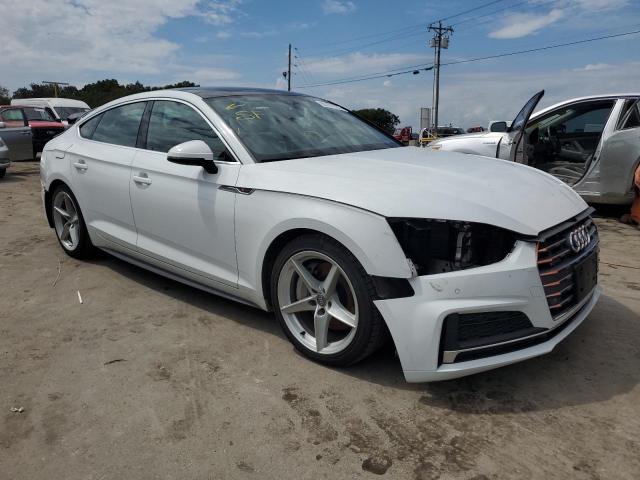 WAUENCF59KA045444 - 2019 AUDI A5 PREMIUM PLUS S-LINE WHITE photo 1