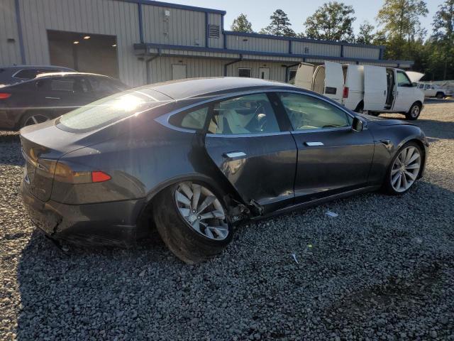 5YJSA1E10HF203139 - 2017 TESLA MODEL S GRAY photo 3