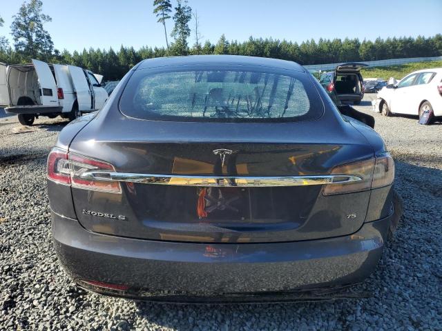 5YJSA1E10HF203139 - 2017 TESLA MODEL S GRAY photo 6