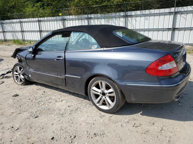 WDBTK56F88T092726 - 2008 MERCEDES-BENZ CLK 350 BLUE photo 2