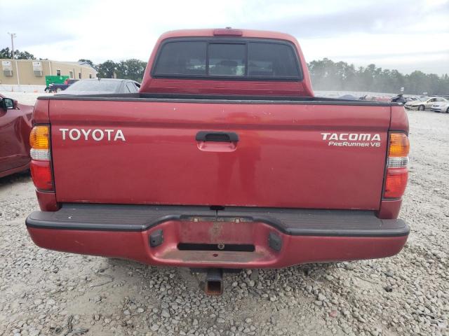 5TEGN92N44Z308890 - 2004 TOYOTA TACOMA DOUBLE CAB PRERUNNER MAROON photo 6