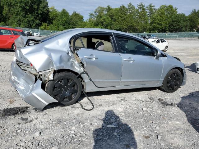 2HGFA16509H303287 - 2009 HONDA CIVIC LX SILVER photo 3