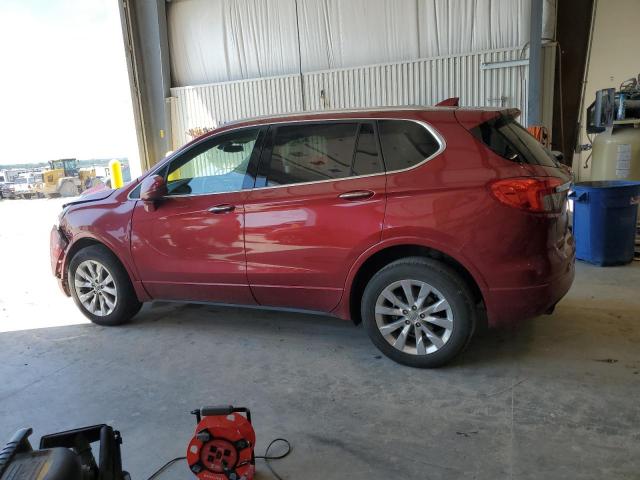 LRBFXDSA6HD223326 - 2017 BUICK ENVISION ESSENCE برغندي صورة 2
