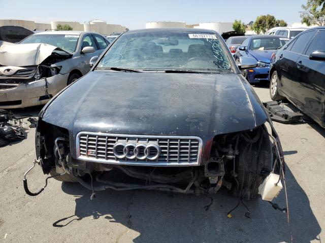 WAUPL68E95A029410 - 2005 AUDI S4 BLACK photo 5