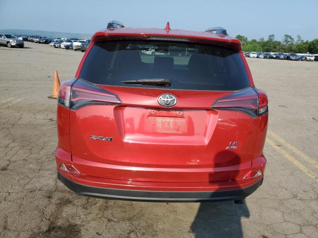 JTMBFREV4HJ140803 - 2017 TOYOTA RAV4 LE RED photo 6