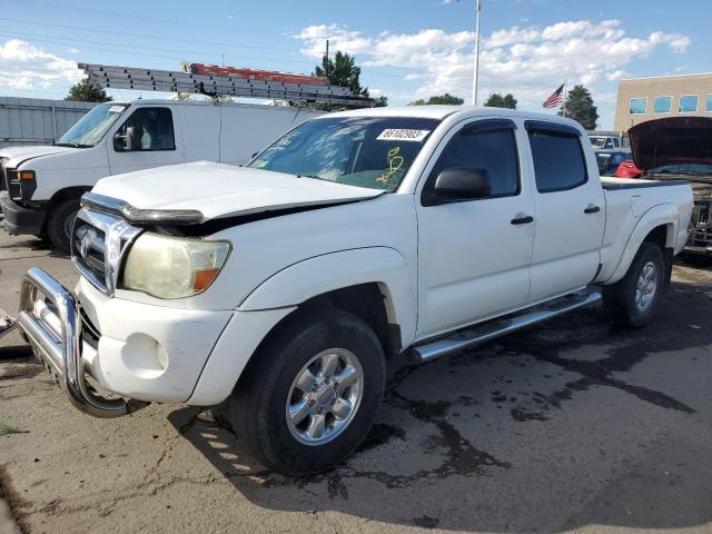 5TEKU72N17Z463936 - 2007 TOYOTA TACOMA DOUBLE CAB PRERUNNER LONG BED WHITE photo 1