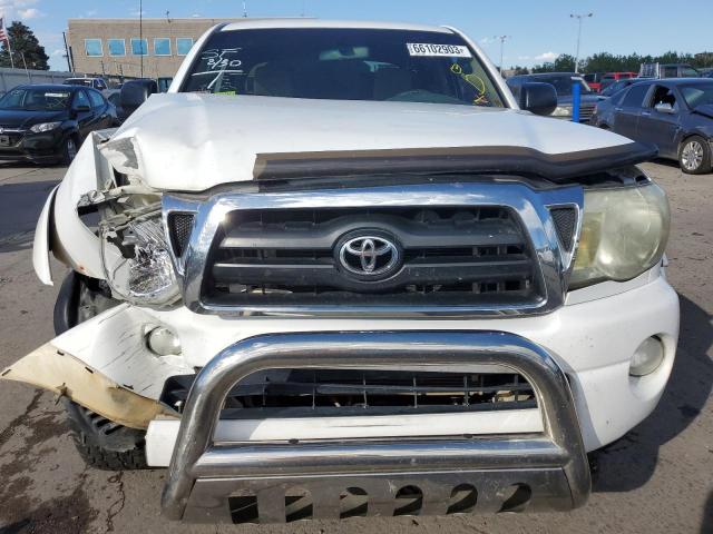 5TEKU72N17Z463936 - 2007 TOYOTA TACOMA DOUBLE CAB PRERUNNER LONG BED WHITE photo 5