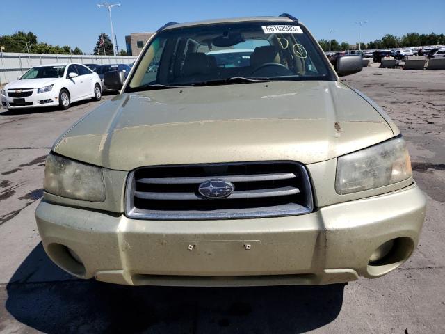 JF1SG65673H739107 - 2003 SUBARU FORESTER 2.5XS GOLD photo 5