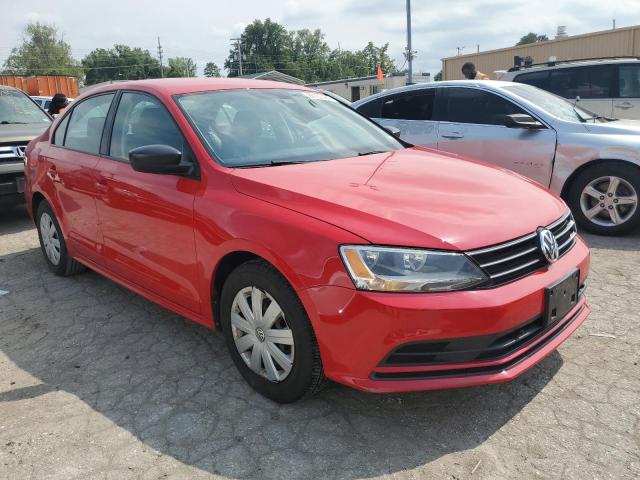 3VW2K7AJ5FM314328 - 2015 VOLKSWAGEN JETTA BASE RED photo 4