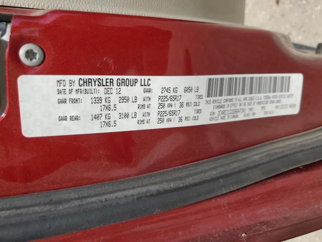 2C4RC1CG3DR647341 - 2013 CHRYSLER TOWN & COU TOURING L UNKNOWN - NOT OK FOR INV. photo 14