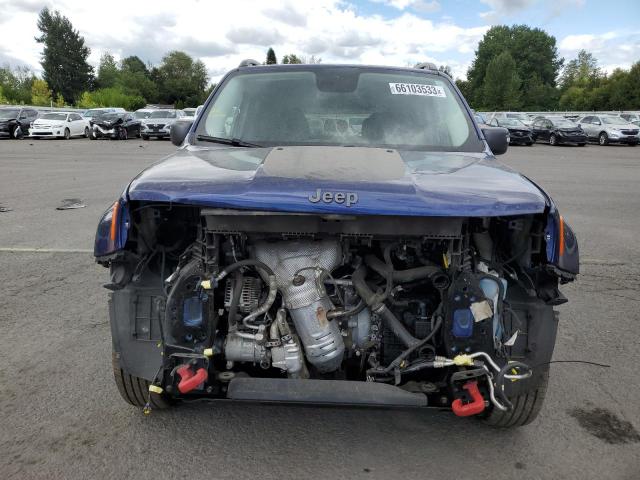 ZACCJBCBXHPG64637 - 2019 JEEP RENEGADE TRAILHAWK BLUE photo 5