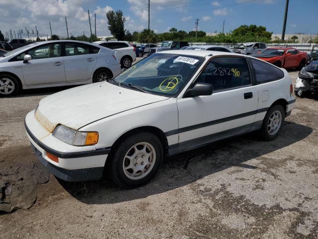 JHMED8368KS022150 - 1989 HONDA CIVIC CRX 1.5 HF WHITE photo 1