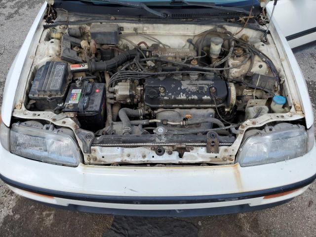 JHMED8368KS022150 - 1989 HONDA CIVIC CRX 1.5 HF WHITE photo 11