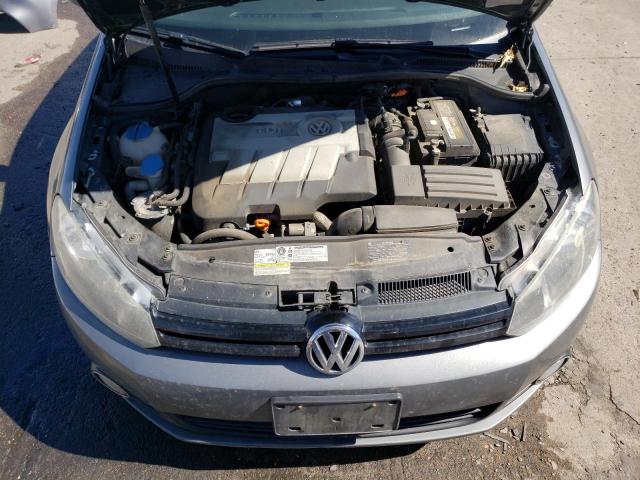 WVWNM9AJ4BW315907 - 2011 VOLKSWAGEN GOLF GRAY photo 11